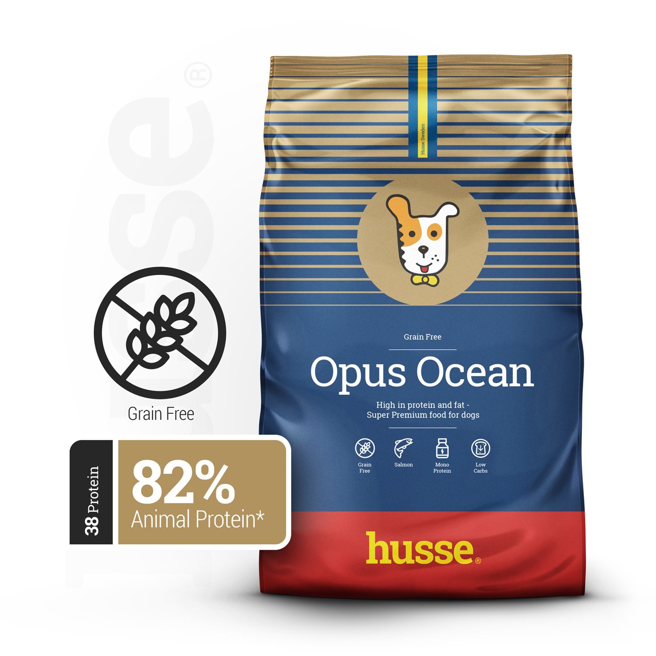 Opus Ocean 12 kg Getreidefreie Kroketten mit einer einzigen tierischen Proteinquelle