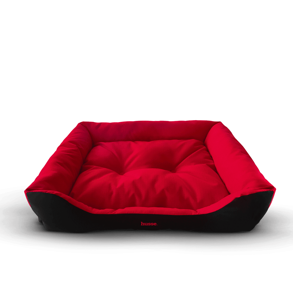 Paus, rot | gepolstertes Haustierbett