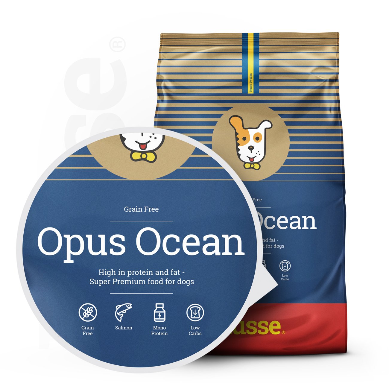 Opus Ocean 12 kg Getreidefreie Kroketten mit einer einzigen tierischen Proteinquelle