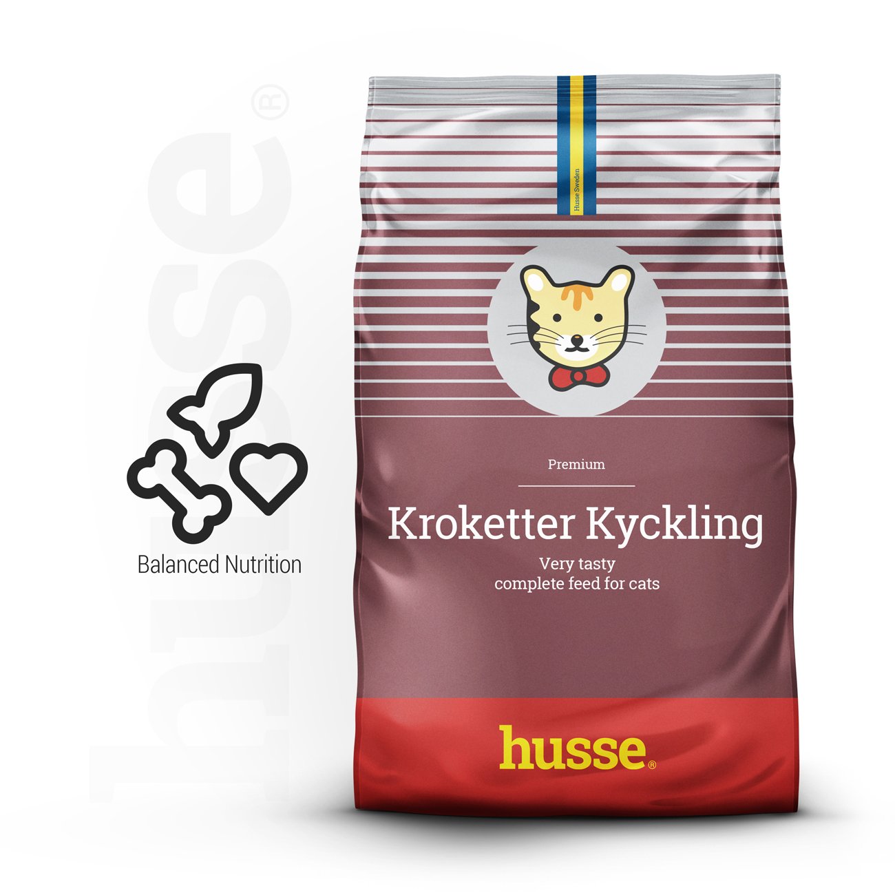Kroketter Kyckling 2 kg Vollwertiges Katzenfutter