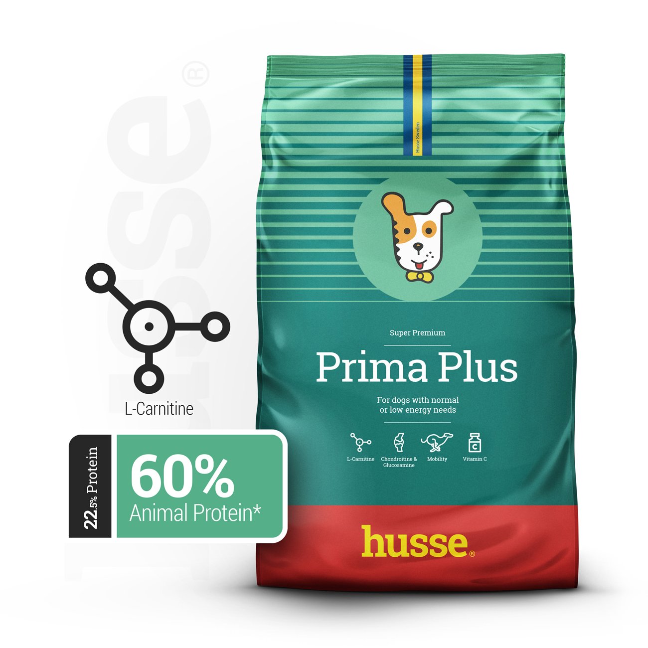 Prima Plus 2 kg Erhaltungsfutter für Hunde mit moderatem Fett- und Kaloriengehalt