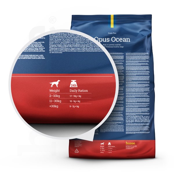 Opus Ocean 12 kg Getreidefreie Kroketten mit einer einzigen tierischen Proteinquelle