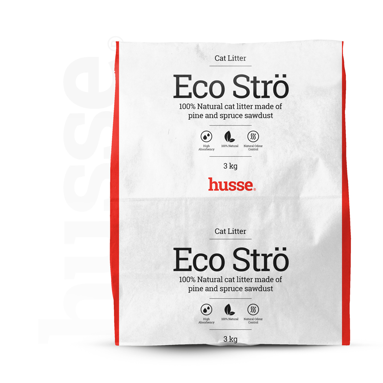 Eco Strö, 3 kg |  100 % natürliches und biologisch abbaubares Streu