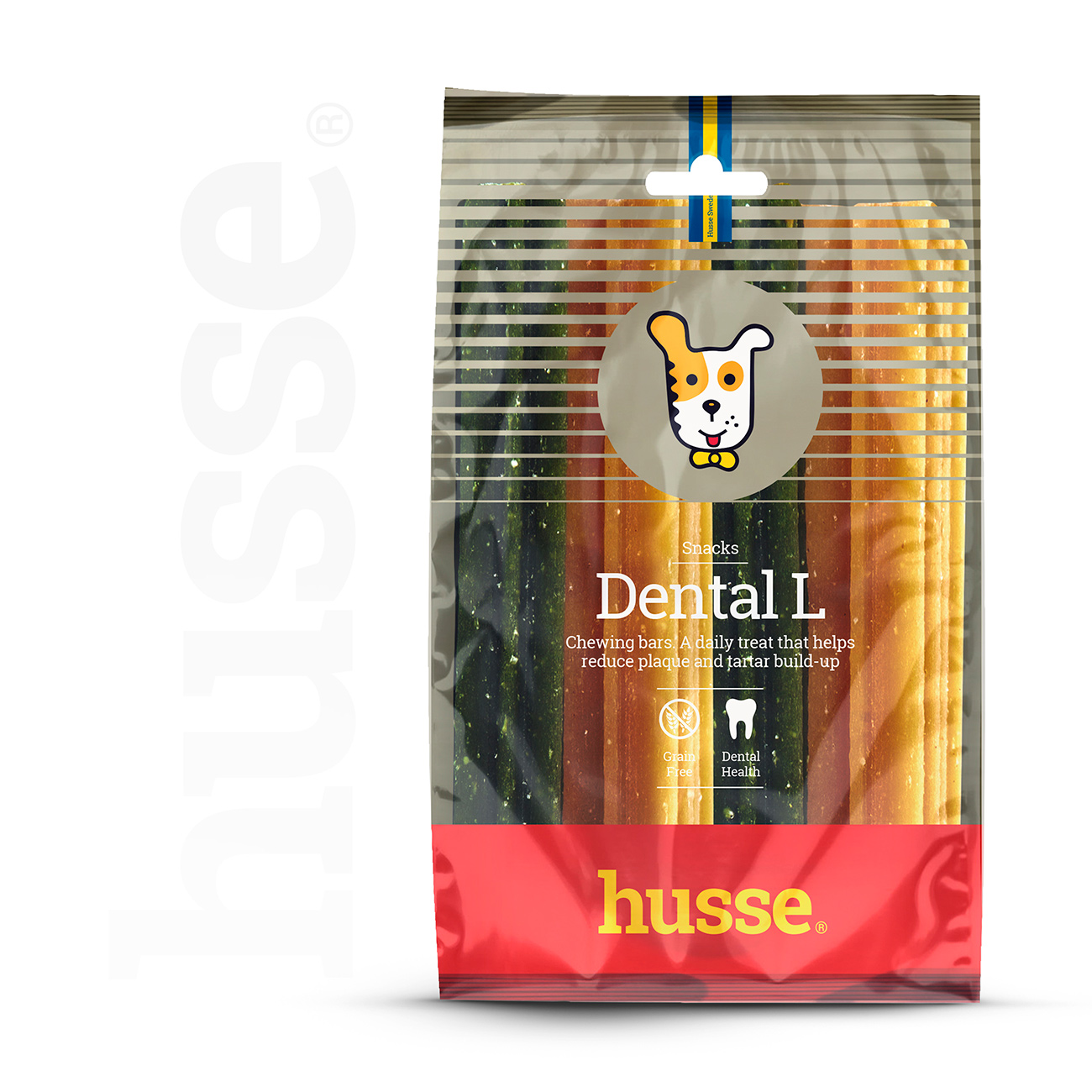 Dental L 4 St. | Glutenfreie Zahnsnacks für Hunde