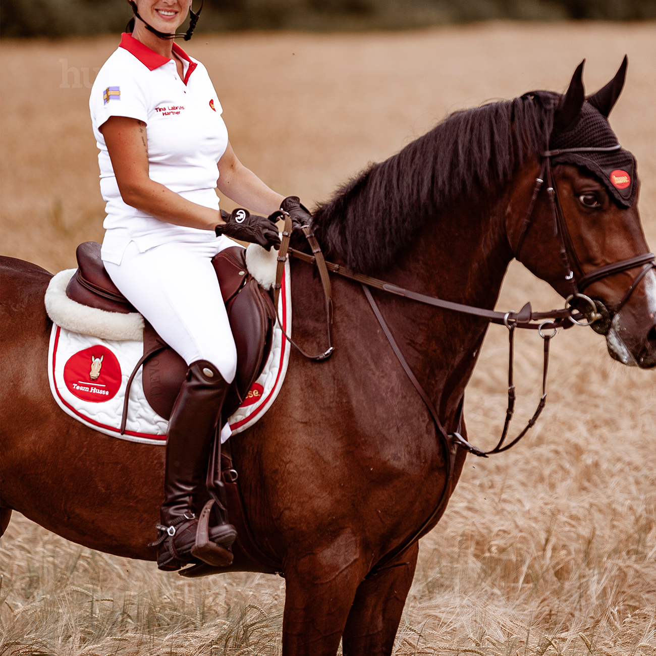 Satteldecke, 1 St. | Ergonomisch geformte Schabracke für mehr Komfort