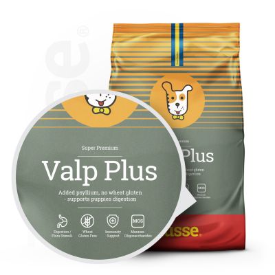 Valp Plus 2 kg Komplette Ernährung mit Flohsamen & Pflanzenfasern für eine reibungslose Verdauung