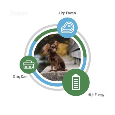 Optimal Mini 2 kg Glutenfreies Hundetrockenfutter für den hohen Energiebedarf