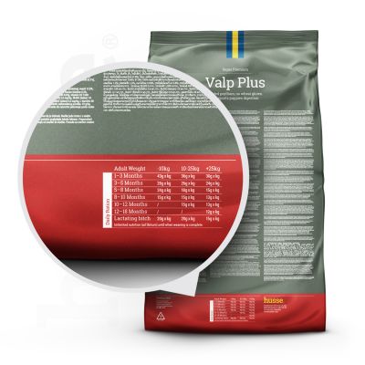 Valp Plus 2 kg Komplette Ernährung mit Flohsamen & Pflanzenfasern für eine reibungslose Verdauung