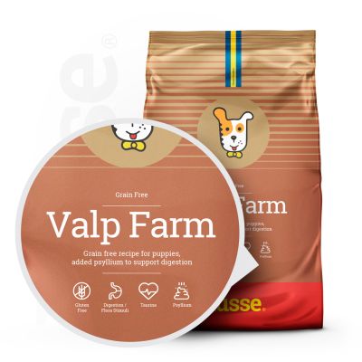 Valp Farm 12 kg Getreidefreie Kroketten mit hohem tierischem Proteingehalt aus begrenzten Quellen