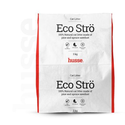 Eco Strö, 3 kg |  100 % natürliches und biologisch abbaubares Streu