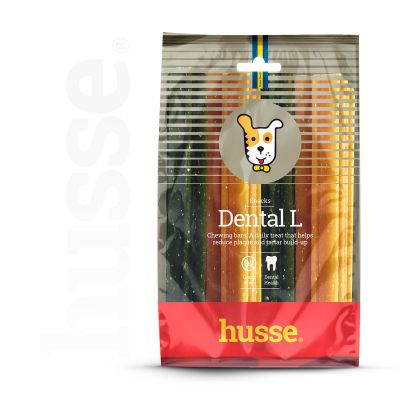Dental L 4 St. | Glutenfreie Zahnsnacks für Hunde